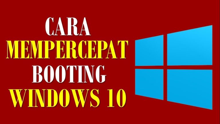 Cara Mempercepat Booting Windows 10 Pro 6432 Bit 4679